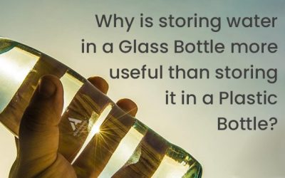 Why is storing water in a Glass Bottle more useful than storing it in a Plastic Bottle?