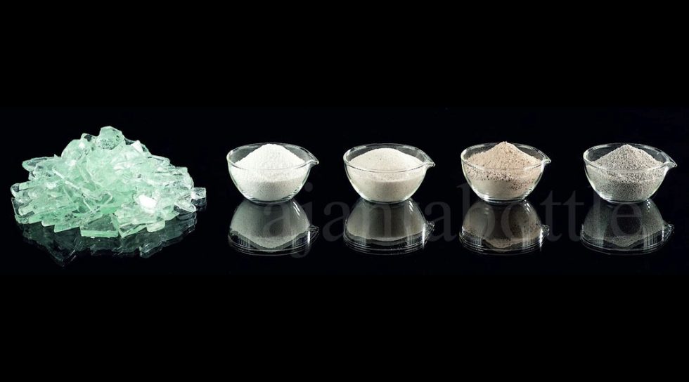 what raw materials are glass made of