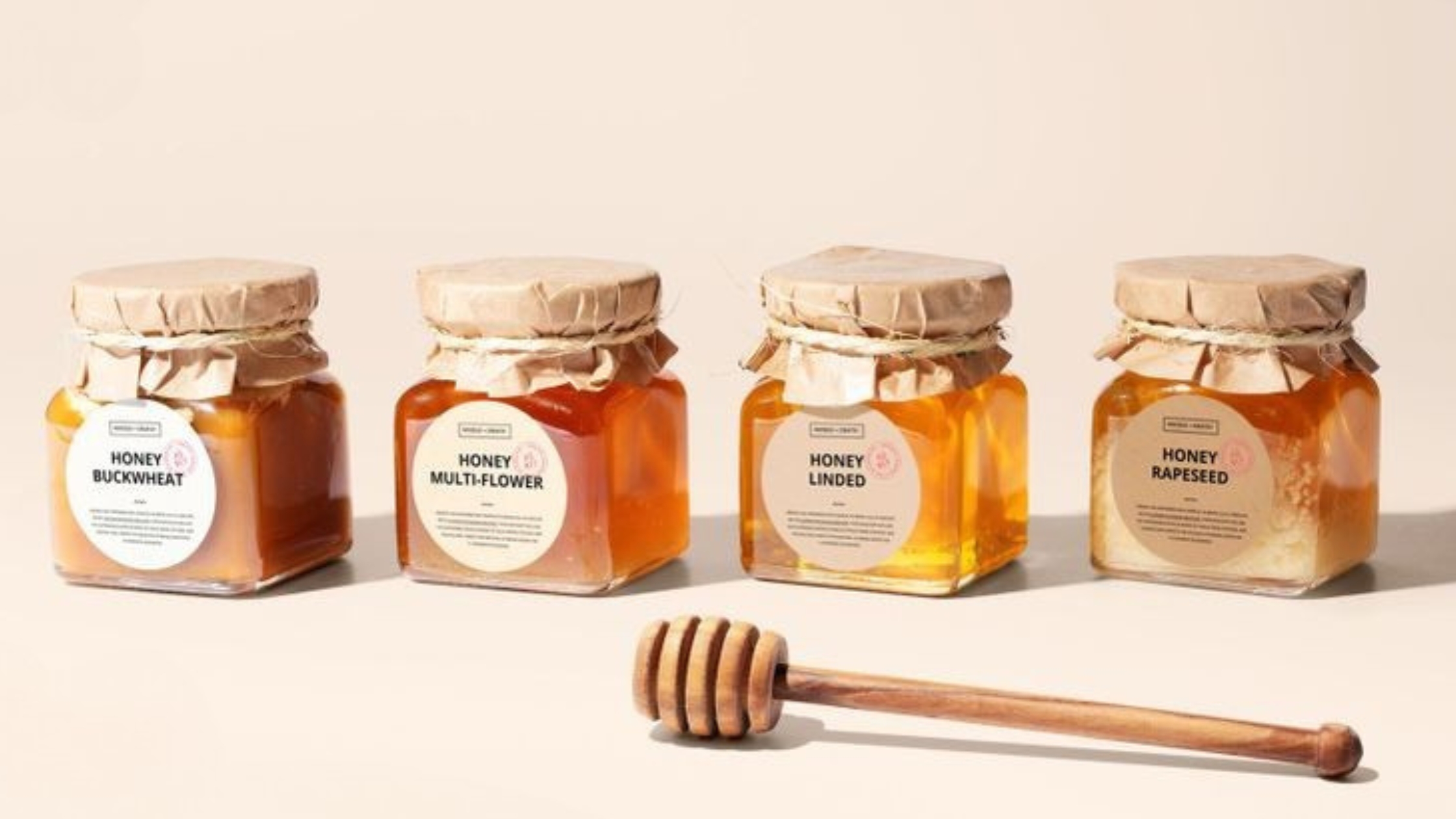 glass honey jar