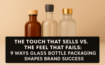 The Touch That Sells vs. The Feel That Fails: 9 Ways Glass Bottle Packaging Shapes Brand Success