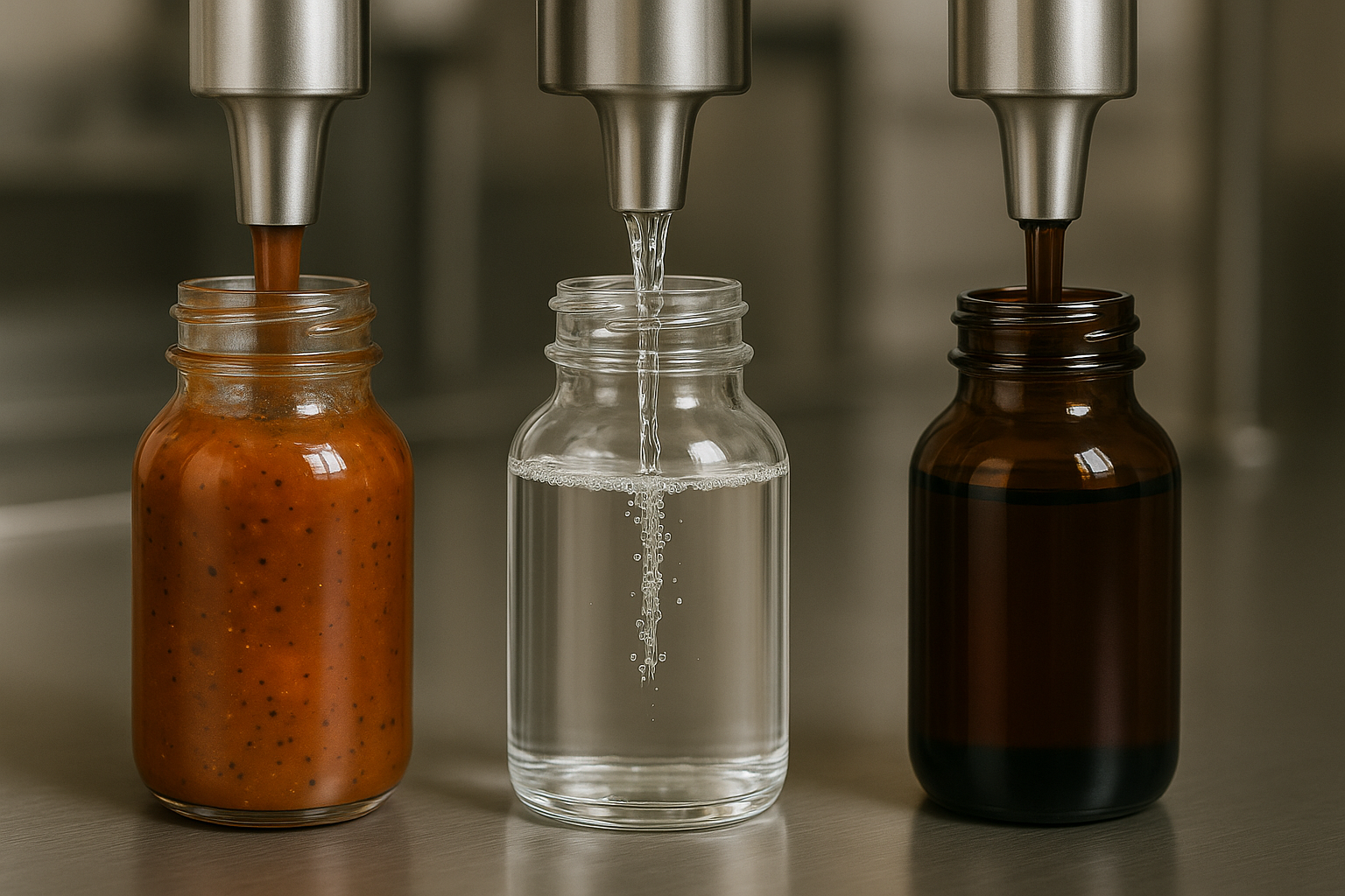 small glass bottles