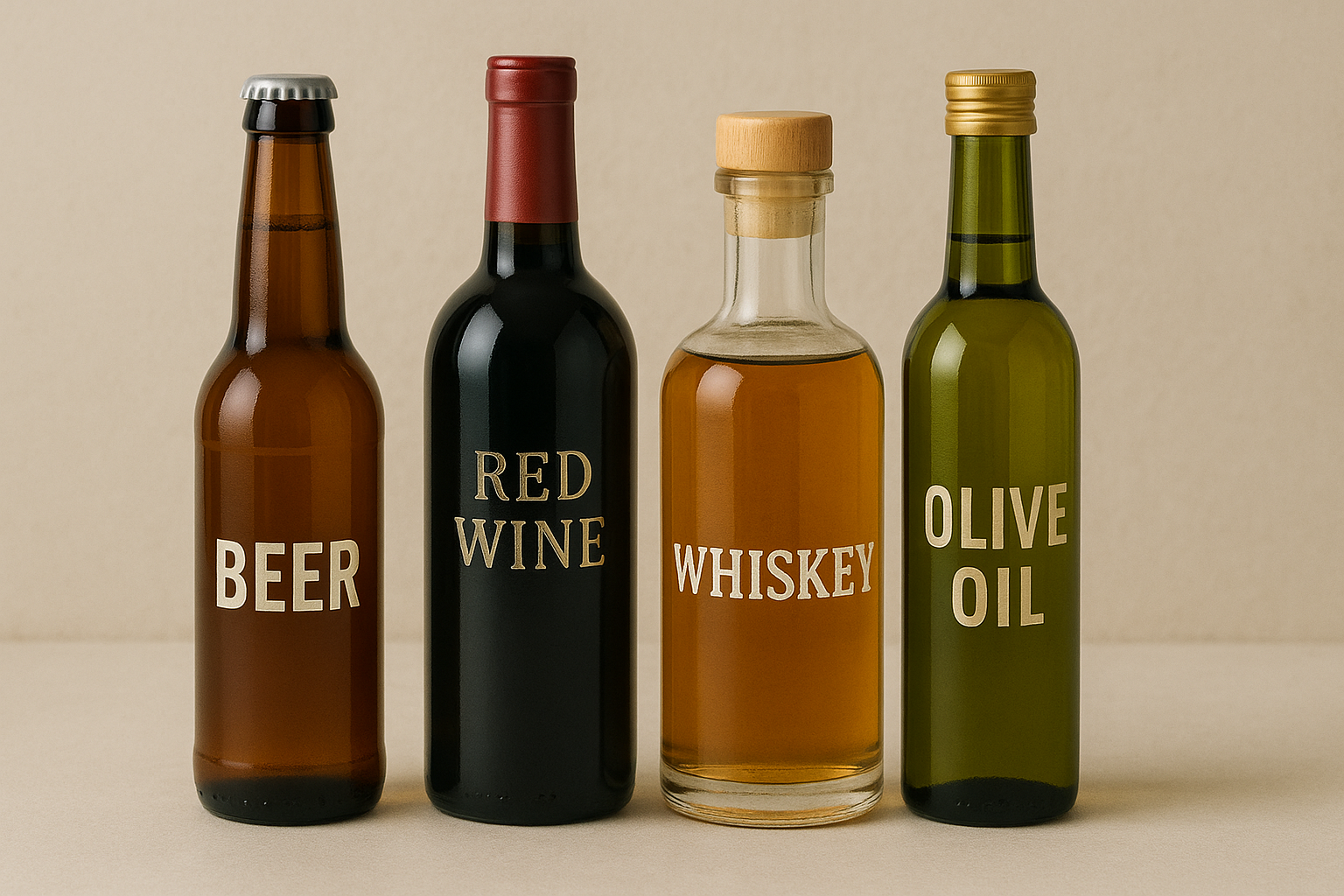 glass bottle