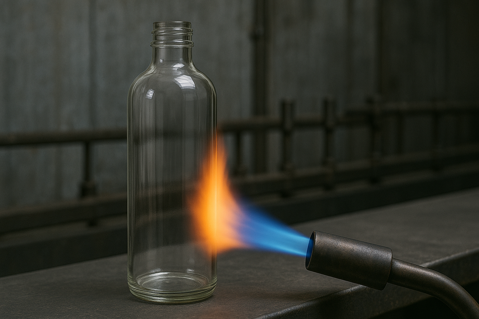 glass bottle