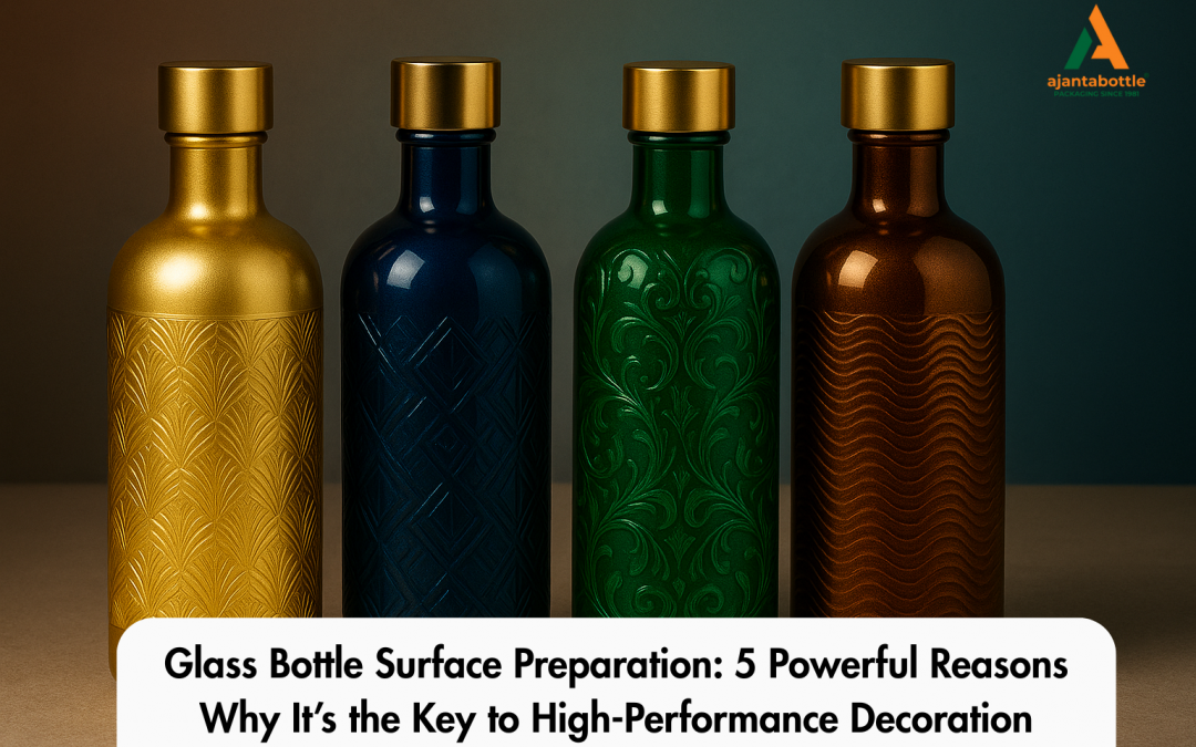 decorative glass bottle