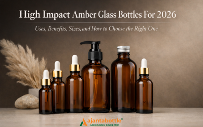 High Impact Amber Glass Bottles For 2026: Uses, Benefits, Sizes, and How to Choose the Right One