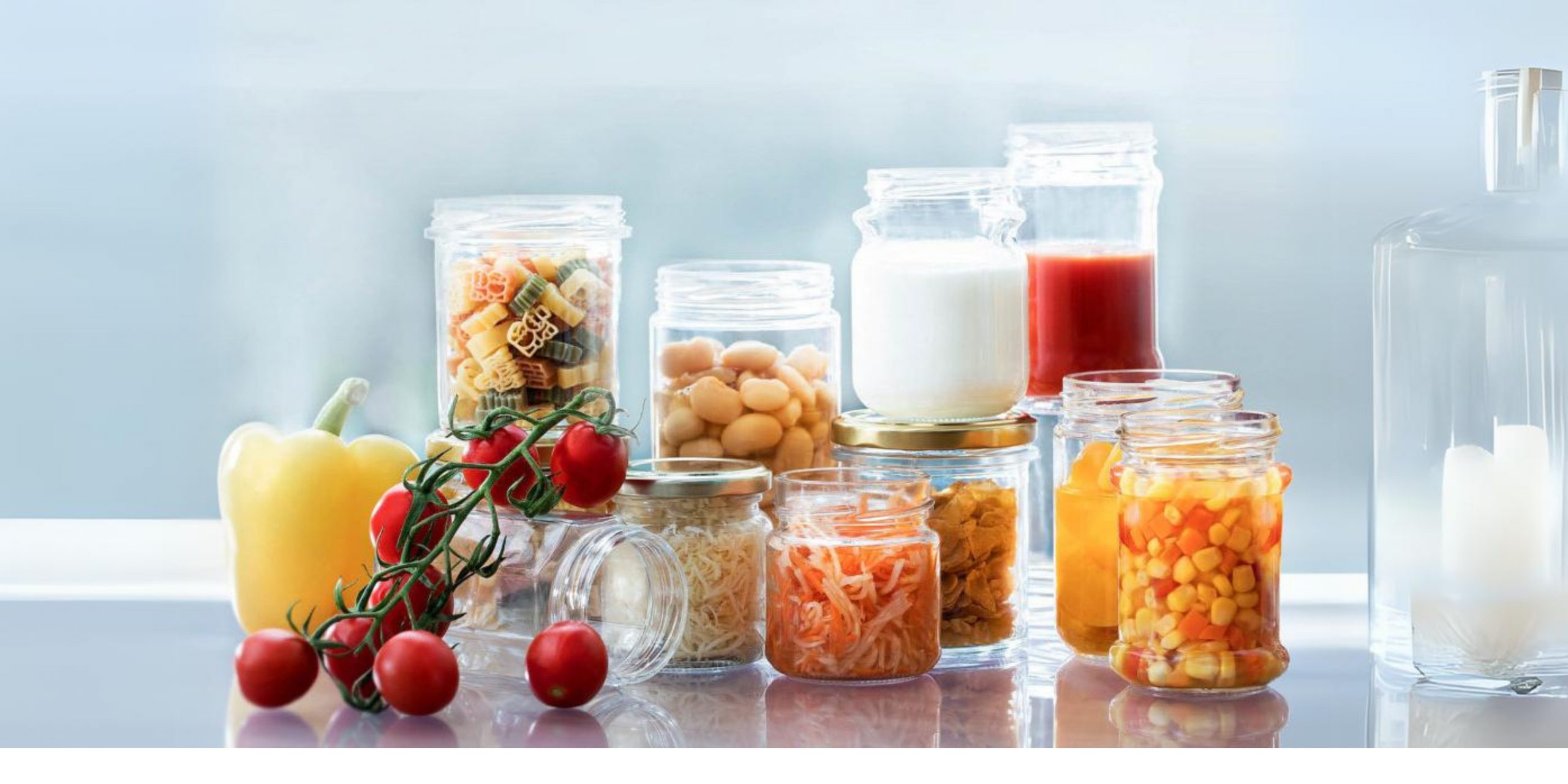Glass Packaging protects freshness and food integrity