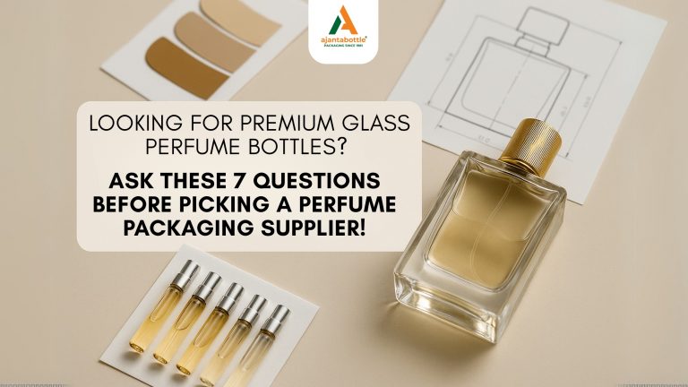 Glass perfume bottles