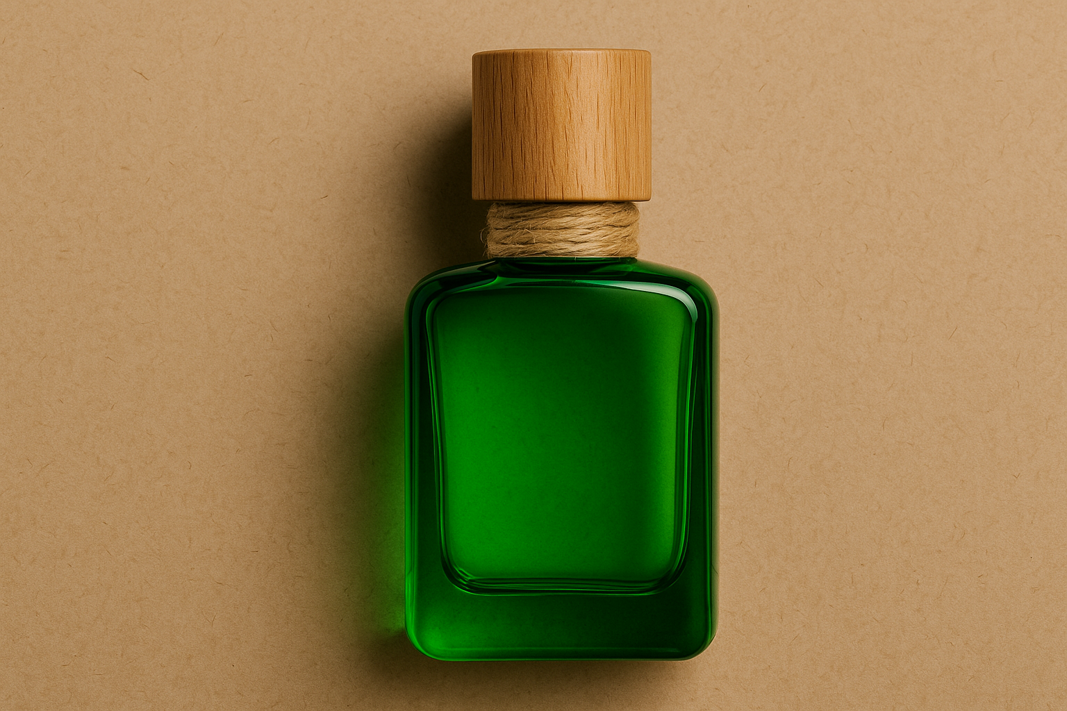 Perfume bottle on a shelf