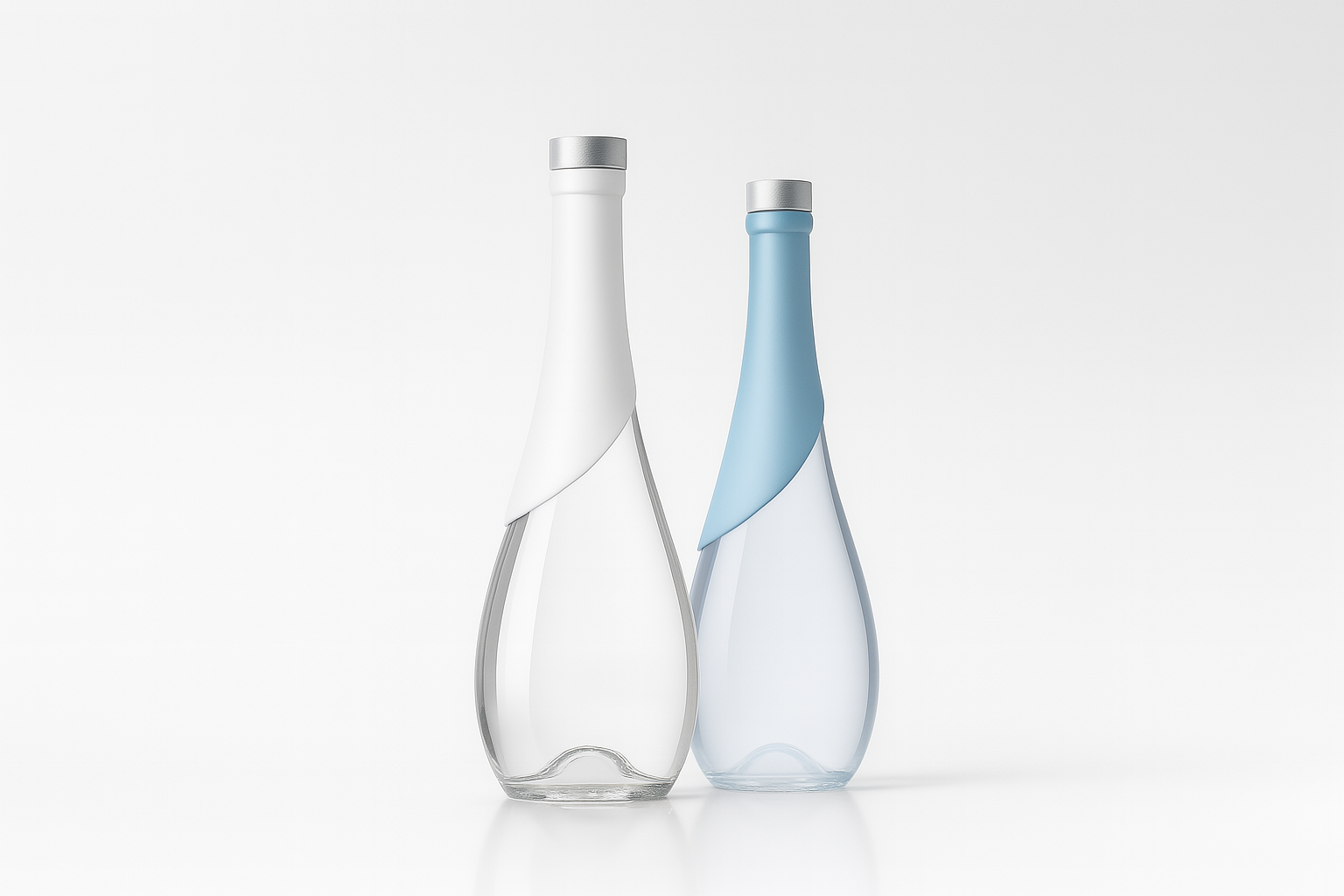 glass water bottle