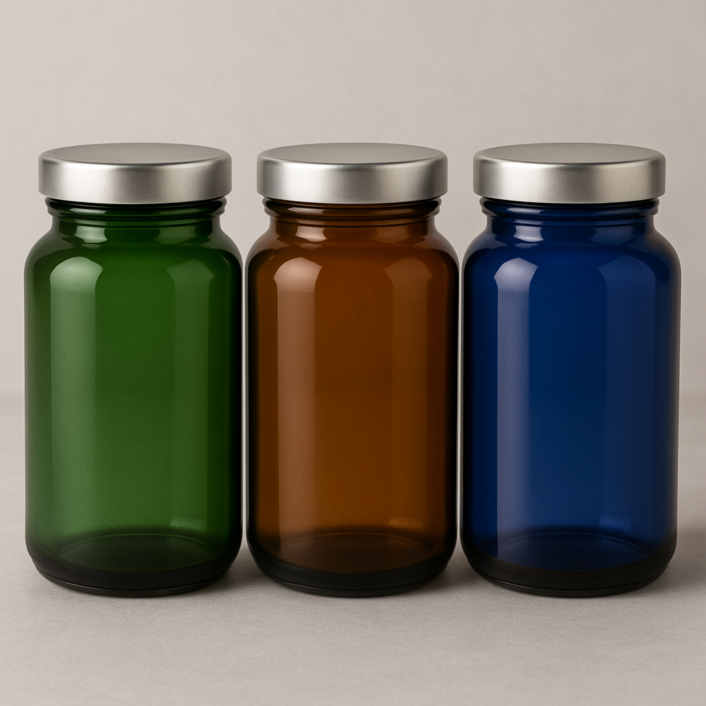 glass jars with lids