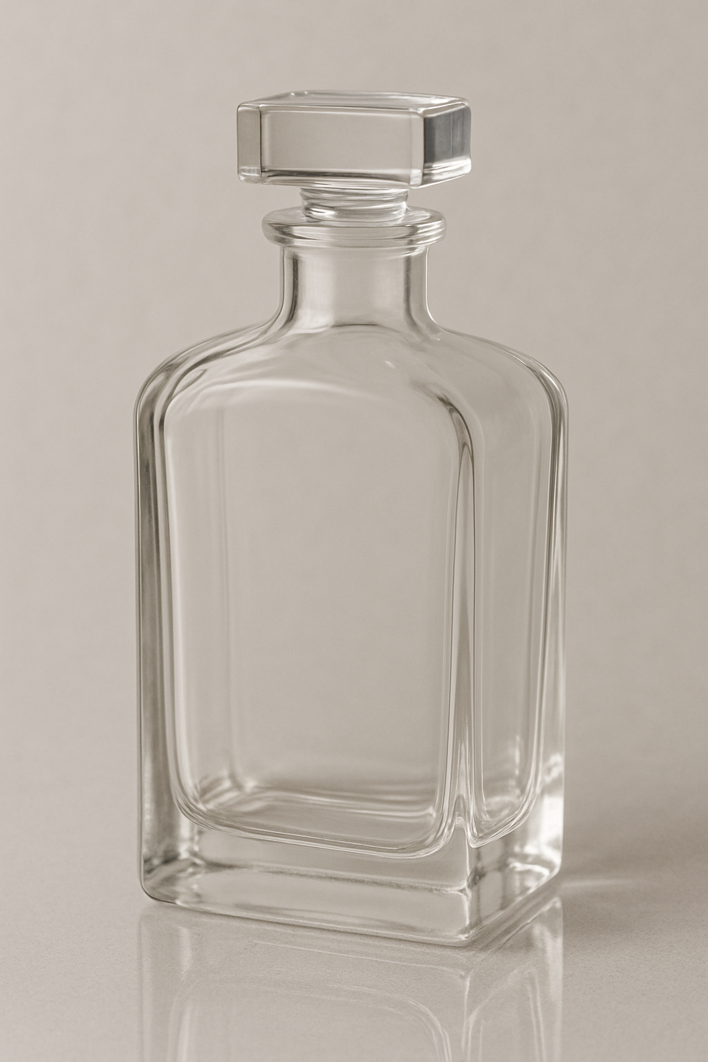 decorative glass bottle