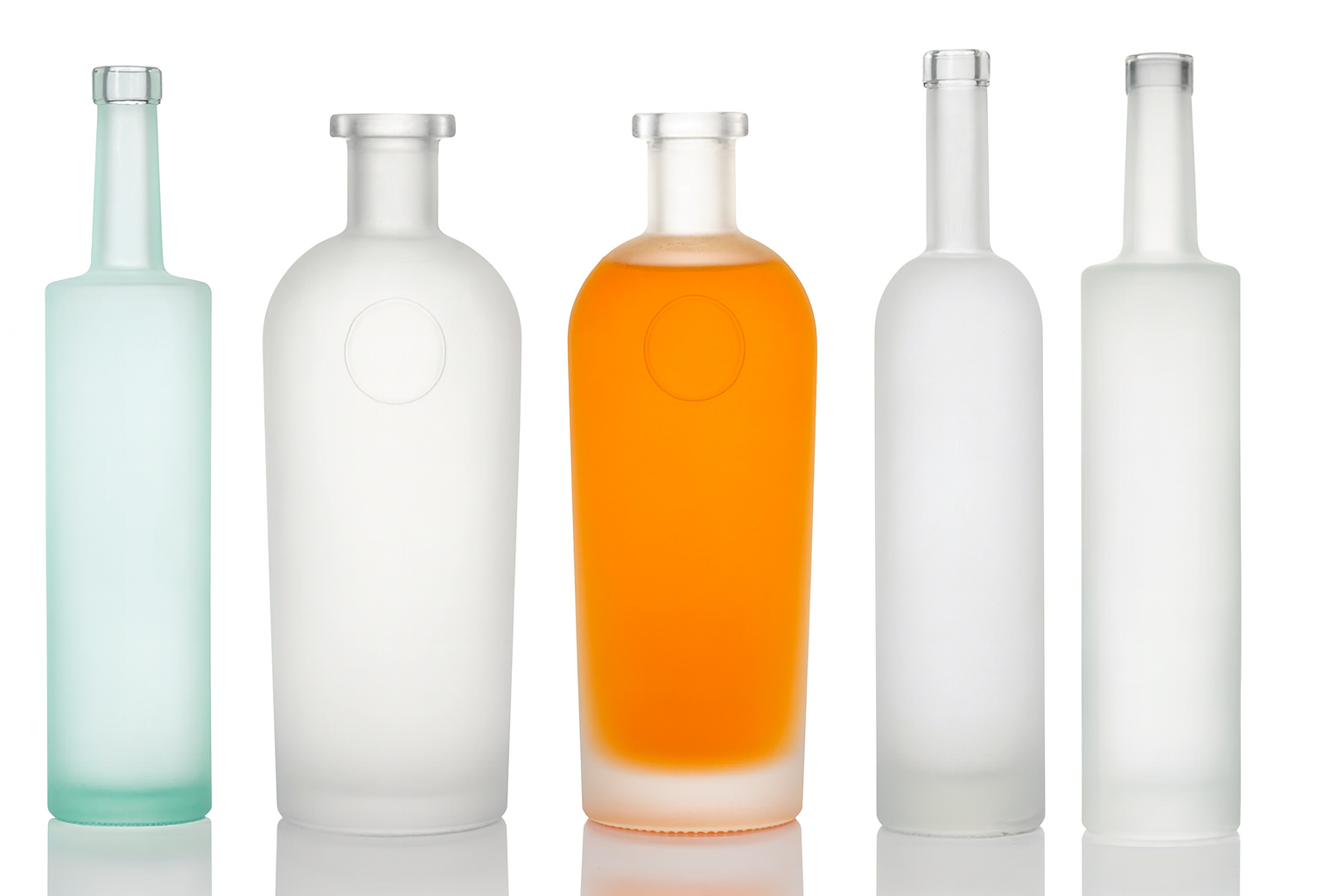 decorative glass bottle