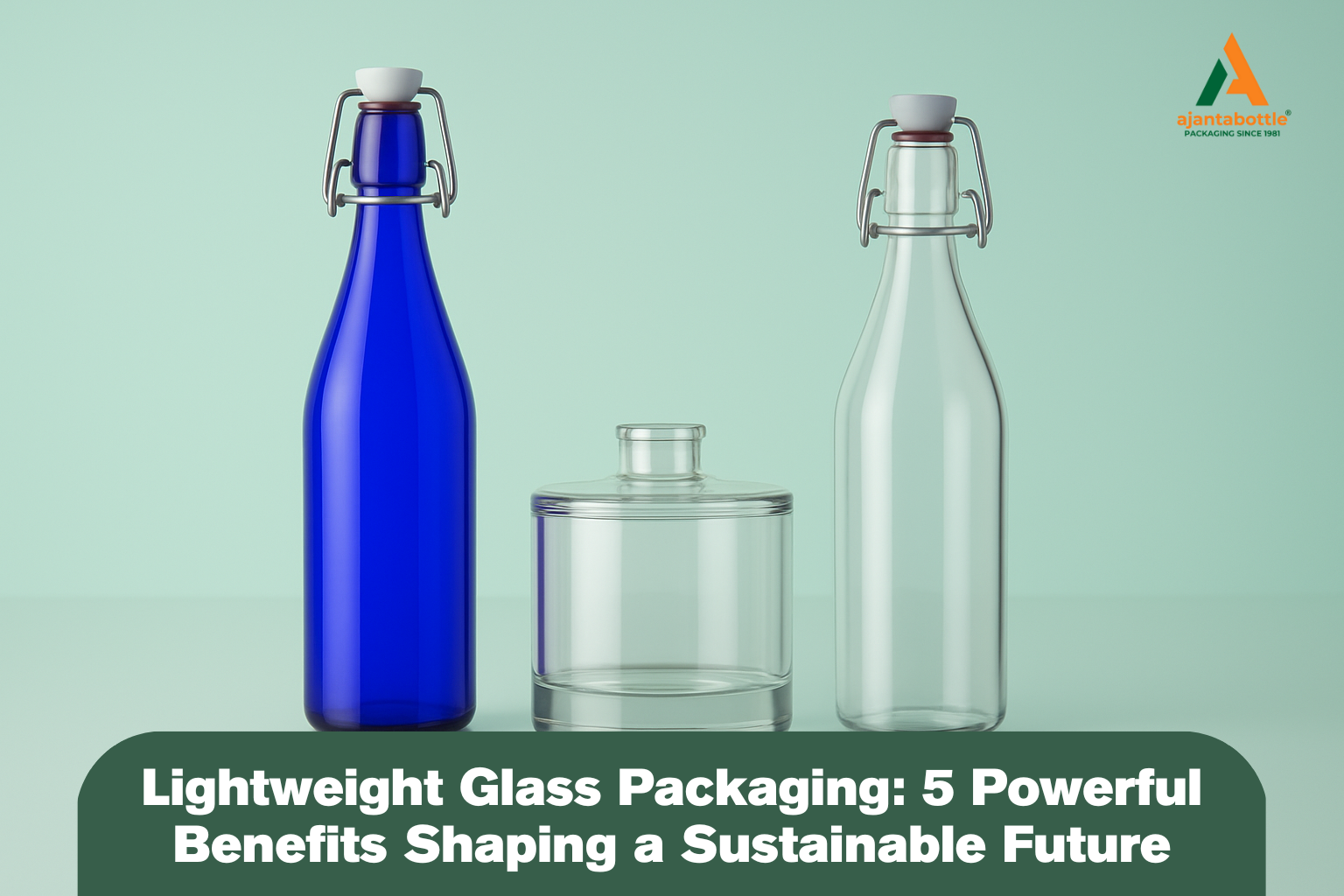 lightweight glass bottles