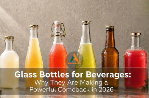 glass bottles