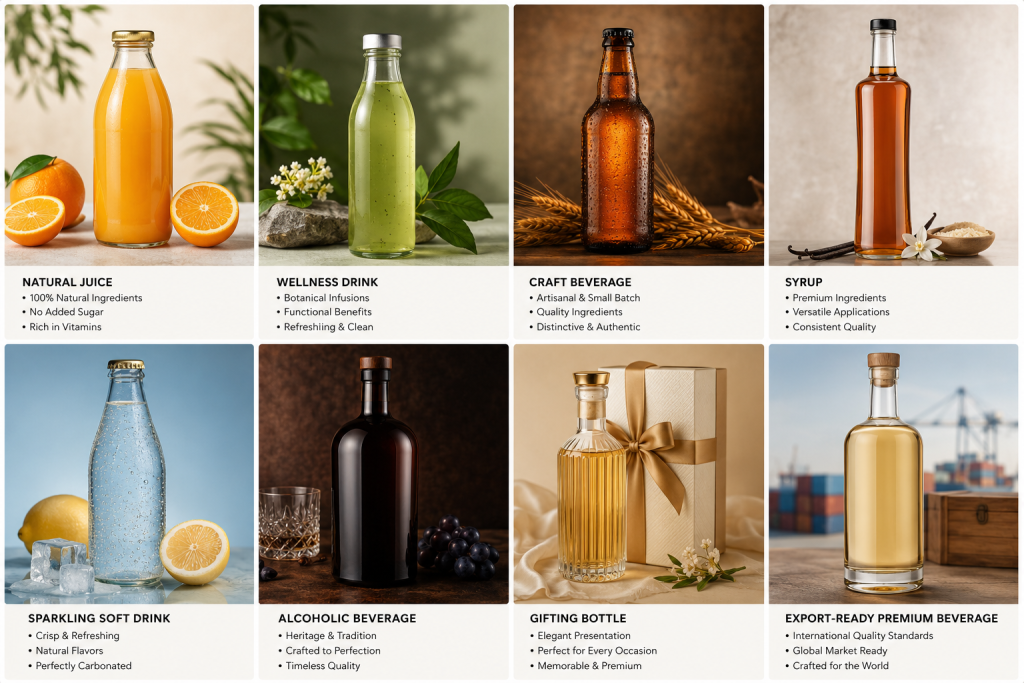 Glass bottles