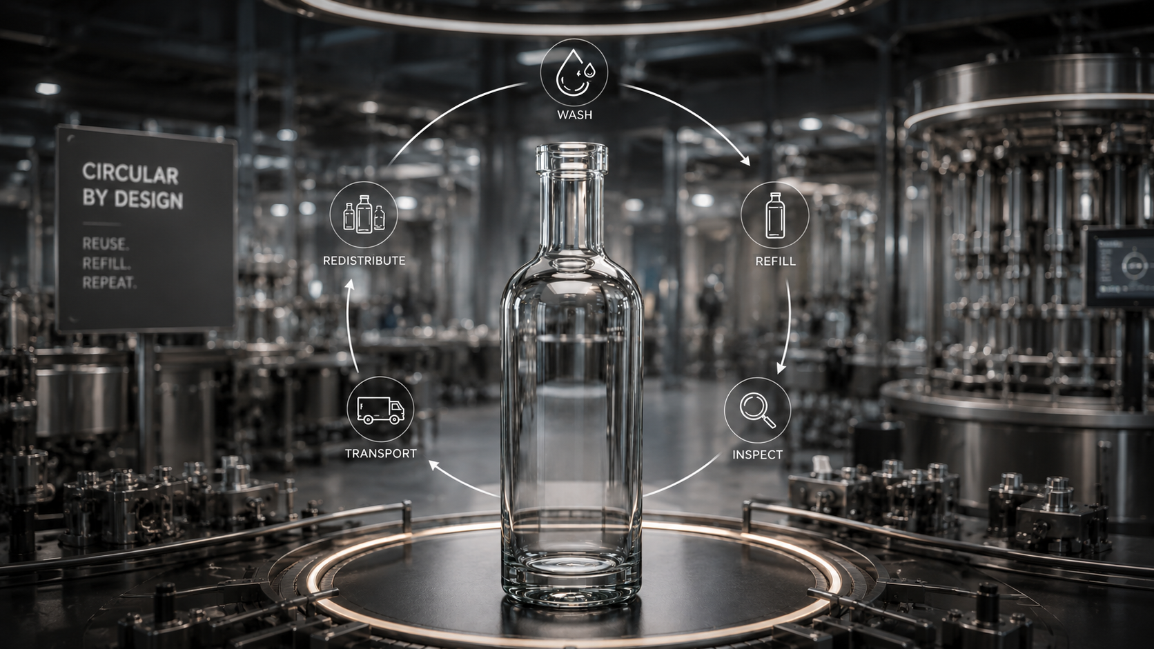 glass bottle