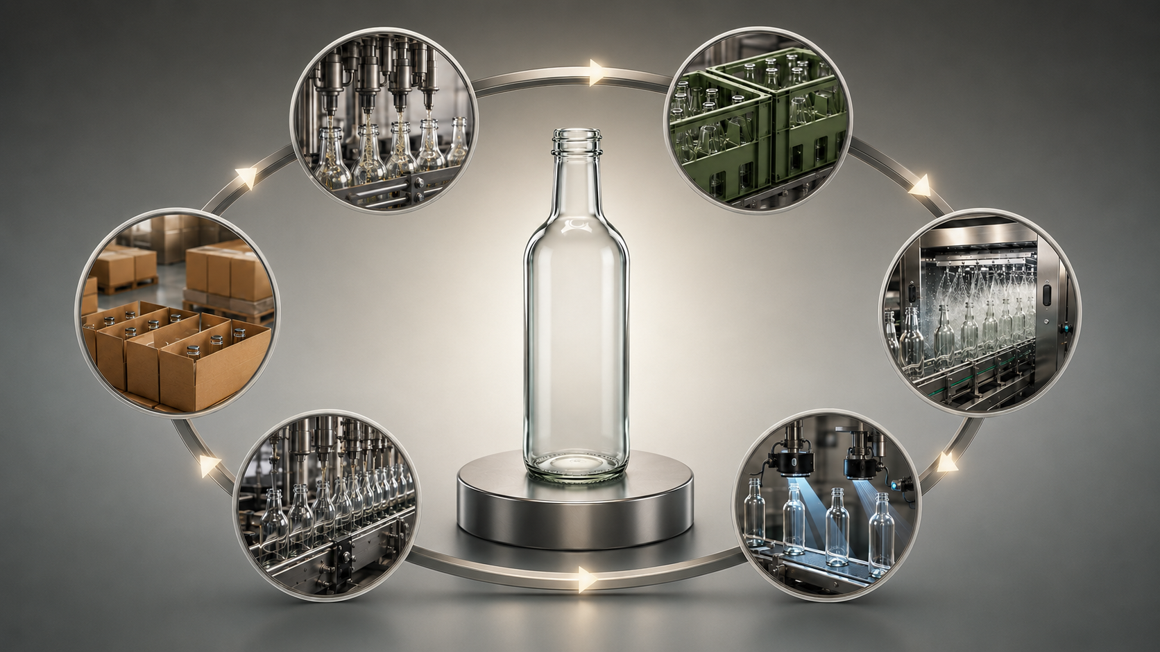 glass bottle