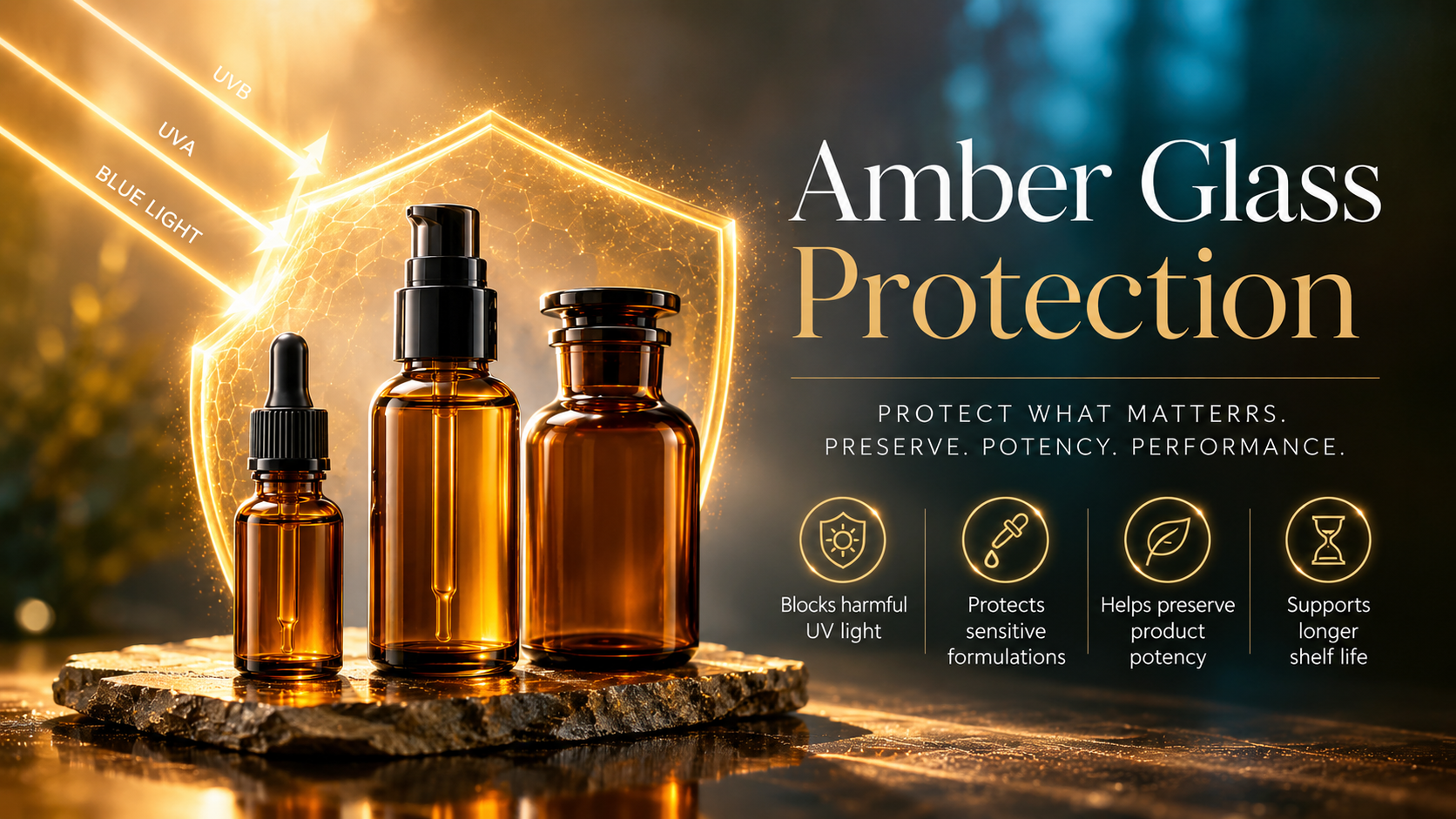 amber glass