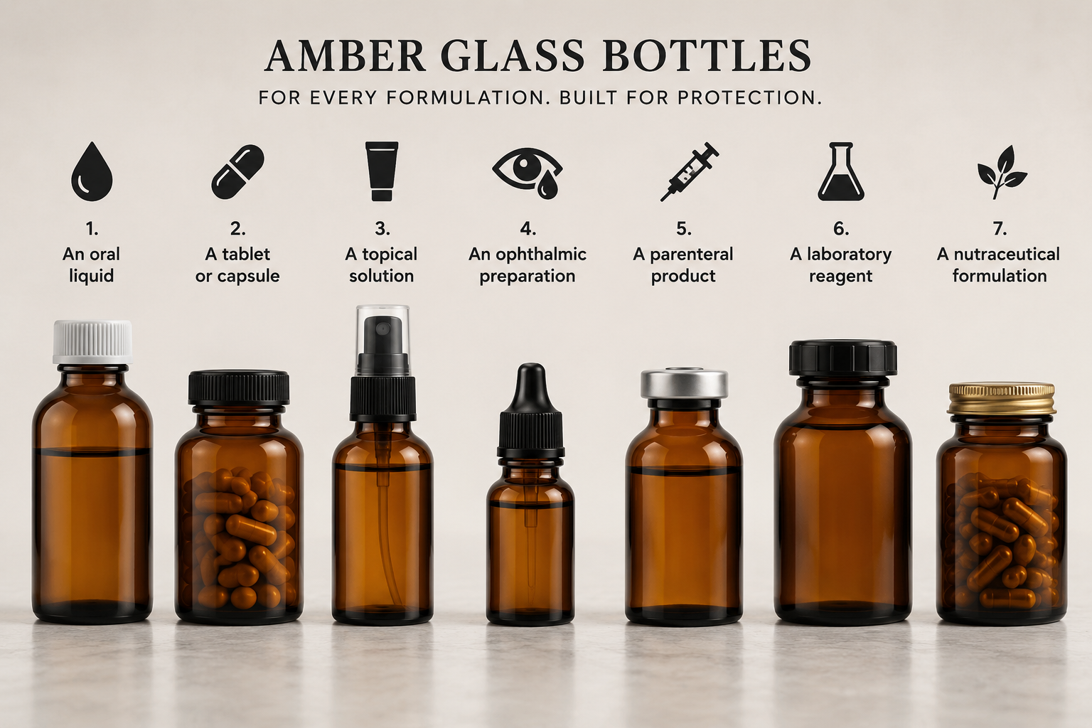amber glass
