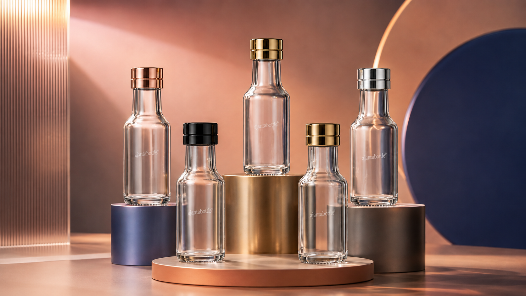 glass beverage bottles