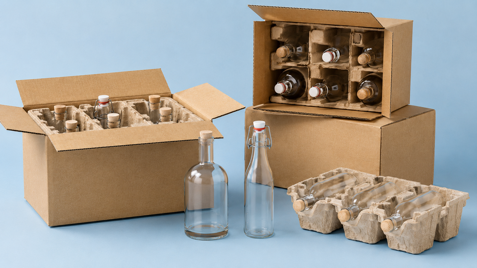 GLASS BEVERA
GE BOTTLES