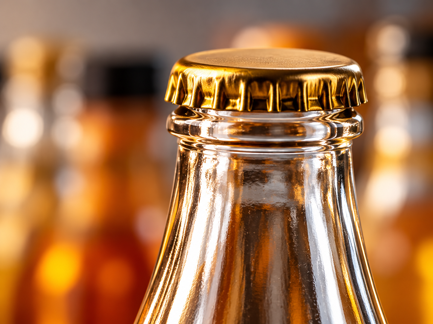glass beverage bottles