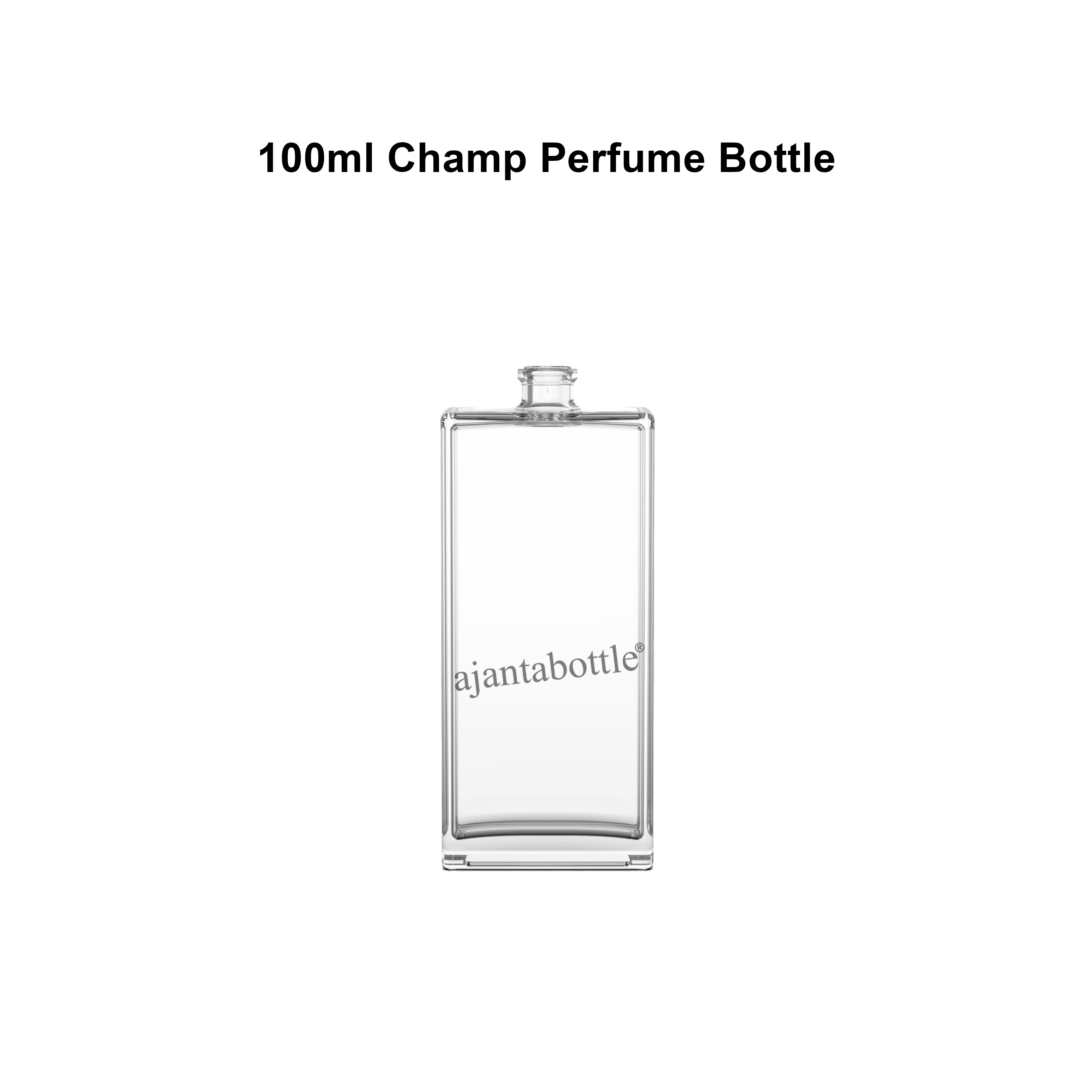 100 ML CHAMP PERFUME GLASS BOTTLE - Ajanta Bottle Pvt Ltd 